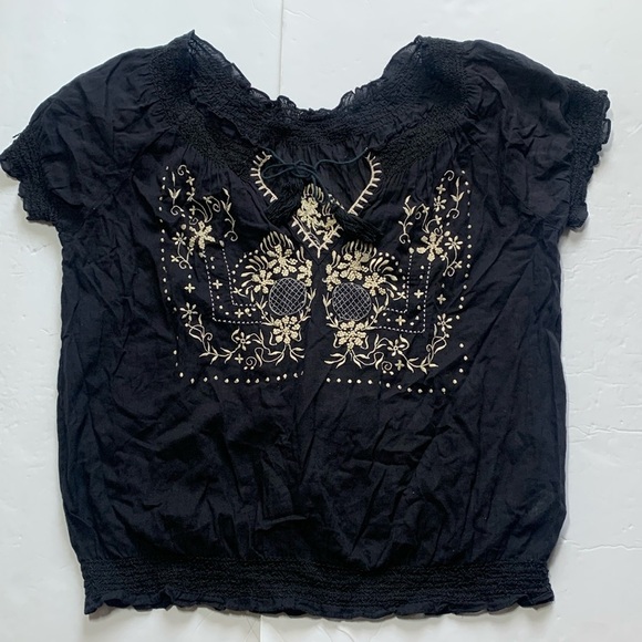 JOIE Sheer Top Black Size Small - Picture 1 of 9